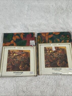 🥕 Bundle of 2 NWT Bardwil Linens Table Clothes